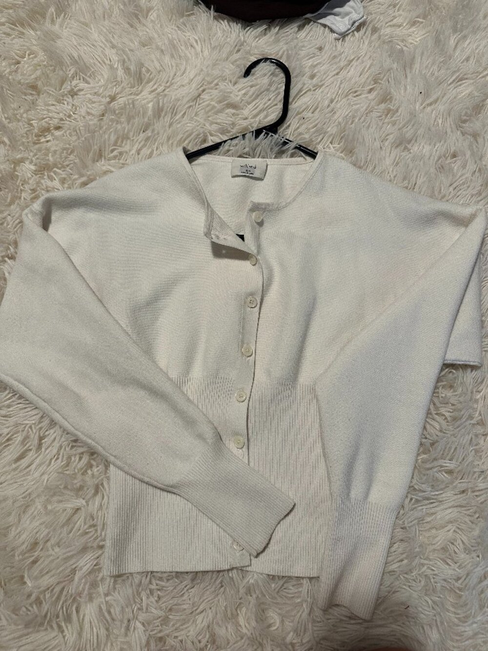 Aritzia Golightly Cardigan Light birch
